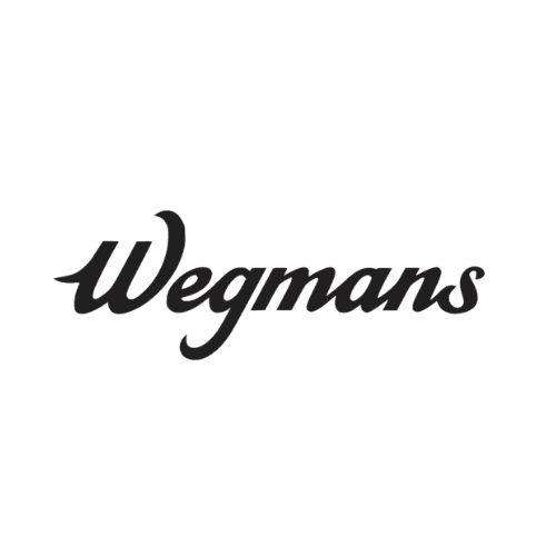 black text logo for wegmans grocery stores