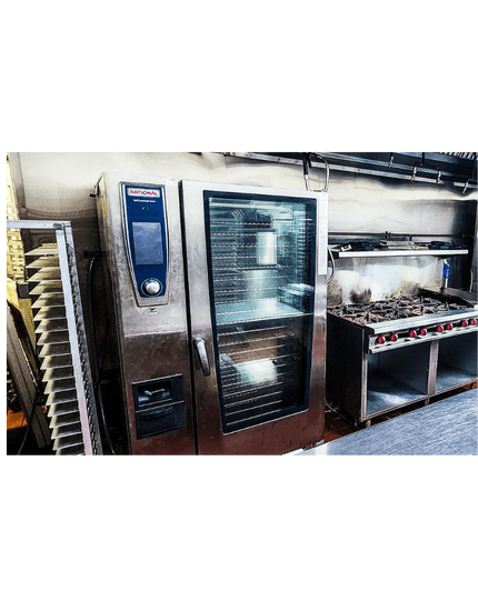 Rational Oven next to other commercial kitchen equipment at the field of dreams field park at cooperstown.