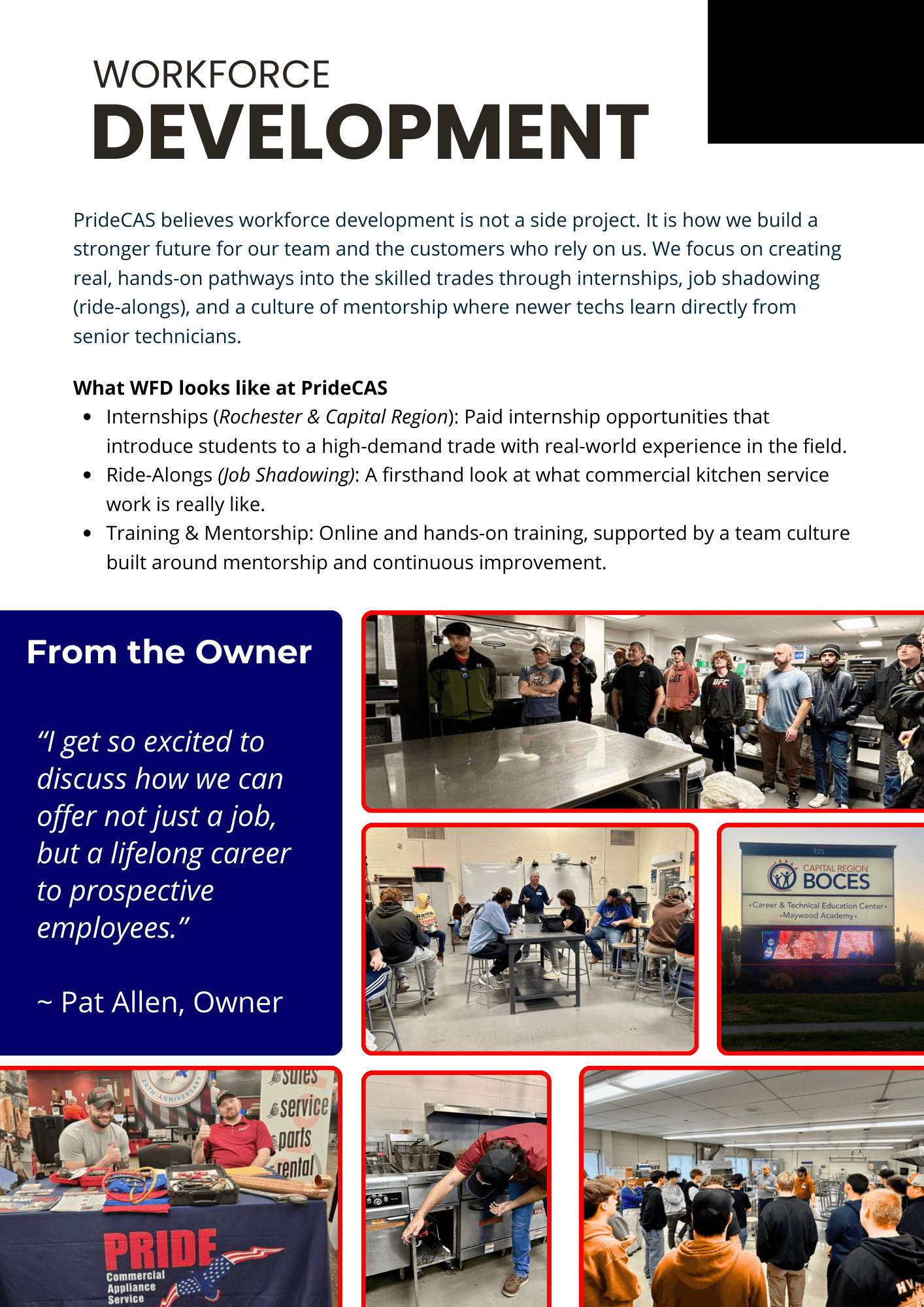 2025 PrideCAS Year in Review WFD summary