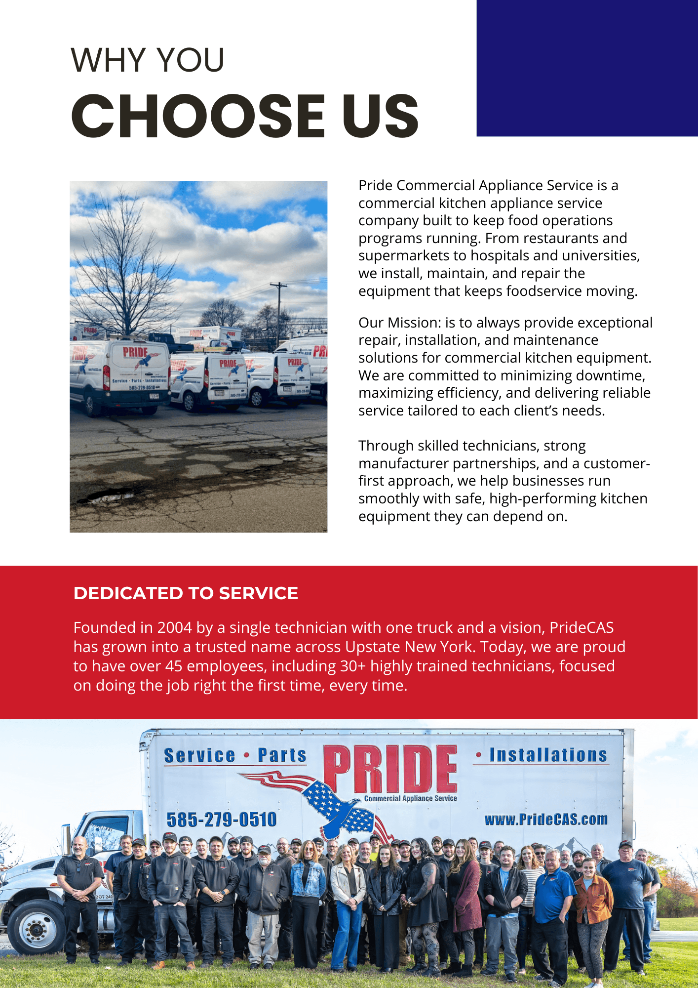 2025 PrideCAS Year in Review why you choose us summary