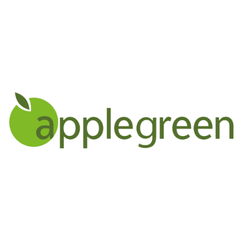 applegreen travel retail stores logo in green