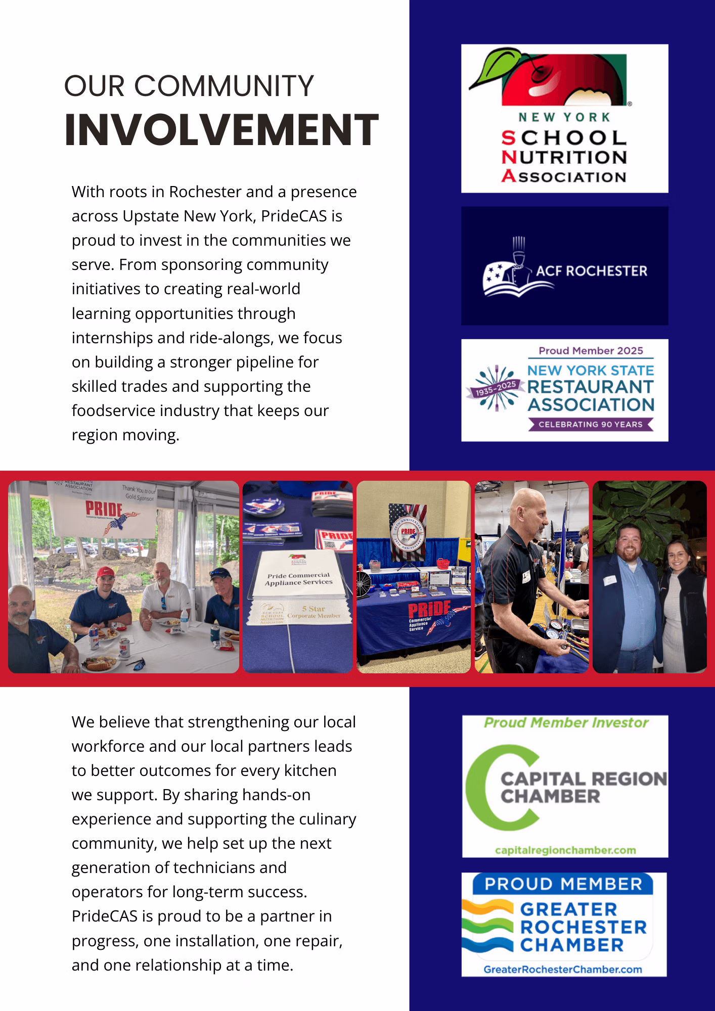 2025 PrideCAS Year in Review community involvement