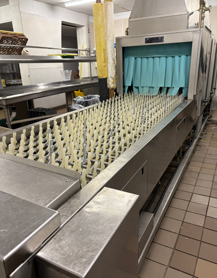 commercial dishwasher in a sagamore kitchen